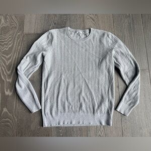 J.Lindeberg Golf Andy Semi Structure Sweater in Gray Size Large